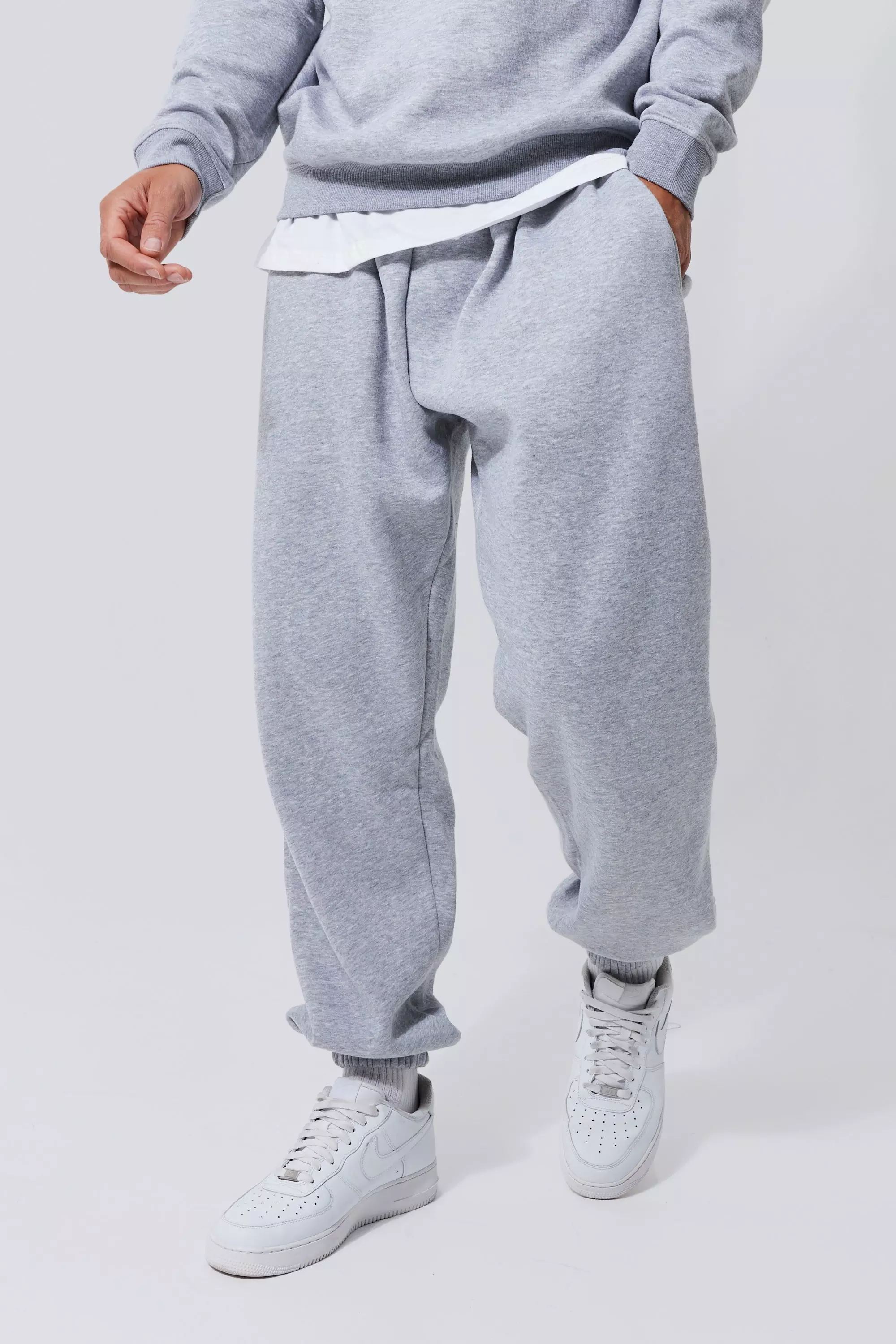 Mens loose fit store jogging bottoms